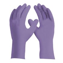 Luva Descartável Ambidestra Borracha Nitrilica Roxa T=9/G 100 Unidades Sensiflex Flex DA90400 Danny CA 45458