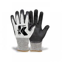 Luva Seg Prot Mec Term Cortes Alta Temp HPPE + Fibra D Vidro Cinza Preta Borracha Nitrílica T=9/G 1 Par Sonora 021513 Kalipso CA 34456