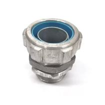 Conector Eletroduto Reutilizável Macho Fixo Alumínio S/Rev C/Ved Bsp 1.1/2" Nat CMRA-1.1/2-BSP Sptf