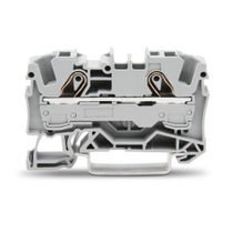 Conector Passagem Borne Simples S/Sinaliz PA Cinza 6,2mm 800V 41A 6mm2 Cpb 20061201 Wago