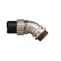 Conector Eletroduto Reutilizável Macho 45 Graus Alumínio S/Rev C/Ved Bsp 1" Nat CMRA-45-1-BSP Sptf