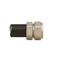Conector Eletroduto Normal Fêmea Giratória Latão Zincado C/Ved Bsp 1.1/2" Nat CFZGL-1.1/2-BSP Sptf