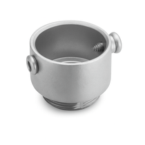 Conector Eletroduto Reto Lisa Alumínio S/Rev S/Ved Encaixe 1" Nat S/rosca Interna CPX20 Wetzel