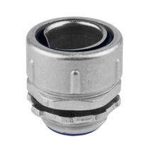 Conector Eletroduto Reutilizável Macho Fixo Zamac GE C/Ved Bsp 3/4" Nat KMRA034 Ekoflex