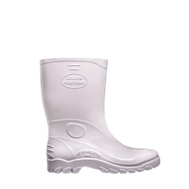 Bota Impermeável Ocupacional PVC Branca S/Palmilha Médio C/Forro S/Biqueira 33/34 Stivaletto Max Italbotas STMB515 Calfor Italbotas CA 30536
