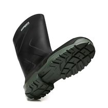 Bota Impermeável Segurança Poliuretano Preta PU MONO Antiperf Aço Longo S/Forro Composite 40 Ecoboots 91BPUL100PA Bracol CA 34671