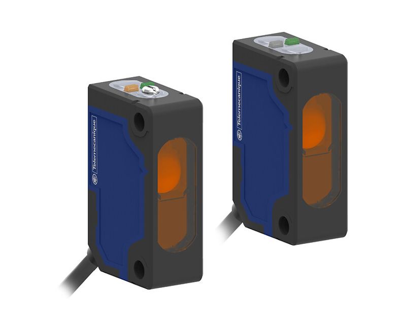 Sensor-Proximidade-Fotoeletrico-Bloco-Plastico-Pnp-10-30VCC-30m-IP-65-IP-67-Cabo-2m-XUM2APXBL2-Telemecanique