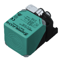 Sensor Proximidade Indutivo Sobrepor Bloco Polímero Led 10-30VCC 40mm IP-69K 3 Fios 1NA M12 NBN40-L2-E2-V1 Pepperl+Fuchs