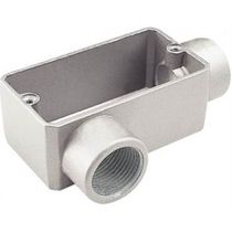 Condulete Fixo Simples LR Alumínio S/ Natural 3/4" S/Rosca S/Tampa S/Vedação DV034LRST Daisa