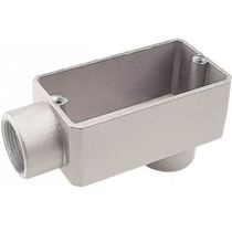 Condulete Fixo Simples LB Alumínio S/ Natural 3/4" S/Rosca S/Tampa S/Vedação DV034LBST Daisa