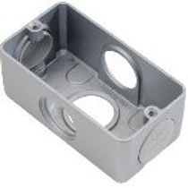 Condulete Múltiplo Simples X Alumínio 3/4" S/Rosca Natural S/Tampa S/Vedação DM034XSTSMT Daisa