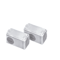 Condulete Múltiplo Simples L Alumínio 3/4" S/Rosca Natural S/Tampa S/Vedação DM034LSTSMT Daisa