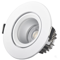Luminaire Led Comercial Spot Circular Redonda Embutir AL Branca IP-20 100-277V 3000K 10W 30000H 800 Lumens Spotlight G2 7019577 Ledvance