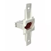 Tomada Predial Embutir 1 Módulo PB Branca/Vermelha 2 Polos + Terra 20A 250V S/Placa S/Suporte Klin 13330050 Weg