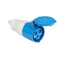 Tomada-Industrial-Sobrepor-Pvc-Femea-3-Polos-Terra-32A-200-250V-Azul-9h-Ip-44-Ciwd-CIWD32P4H9E57-Weg