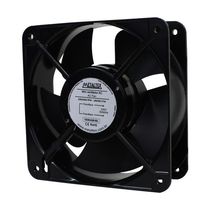 Ventilador Ind Micro/Mini Axial Pvc 220V 72W Preto 60x180x180mm S/Filtro S/Grelha Premium 18060ABHBL Metaltex