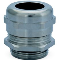 Prensa Cabo Reto Curta Latão Niquelado Prata EX/IP-66 NPT 1/2" 8-11,5mm HSK 1604121072 Hummel