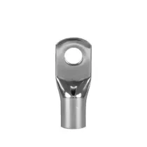 Terminal Compressão Tubular Curto 50mm2 1Comp 2Furos 10mm Cobre Estan 275A Chata C/Furo 180G Reto TM50 Intelli