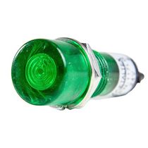 Sinaleiro Comando Redondo Plástico Faceada Verde 11mm 220V Led Tpn-112Lg Tpn­112Lg Metaltex