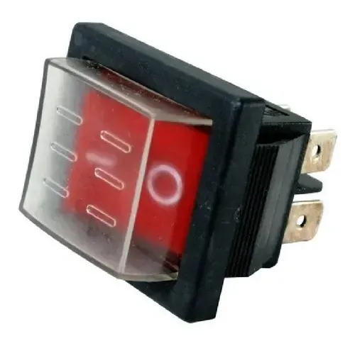 Botão Iluminado Duplo Verde e Vermelho 22mm DP214 | Dimensional