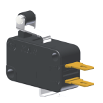 Microchave Fim Curso Alavanca Crolete 1NA+1NF 250V 5A MV3J1CA1 Kap