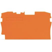 Tampa Conector Passagem PA Nylon Laranja 1mm Terminal Intermediária 20041292 Wago