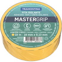 Fita Isolante Mastergrip Amarela Classe C 600V 19MMX10M 57545054 Tramontina