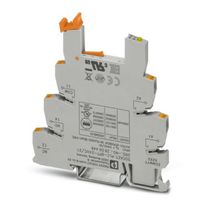 Base Relé Industrial Plc-bpt Push-in 24VcaVcc 2 Contatos Phoenix PLCBPT24UC2121 Phoenix Contact