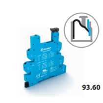 Base Rele Industrial Série 34 Push-in Trilho Din 35mm 6-24vcavcc 93607024 Finder