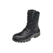 Coturno Militar Vaqueta Preta PU/BORR Composite Cadarço/ziper 39 60C39CPAPWPZPHIDRO Marluvas CA 34318