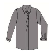 Camisa Eletricista Protera Longa Botão Cinza Claro II XXXG C/Faixa Refletiva 22510336 Vectra Work CA 40019