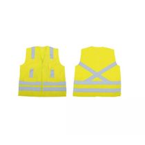 Colete Sinalização Blusão C/Refletivo C/Faixa Poliéster Zíper Verde G 4 Bolsos VIC71230 Vicsa