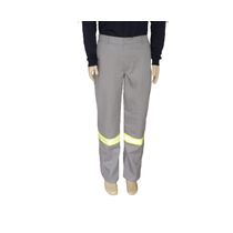 Calça Eletricista Cedrotech S/Forro C/Bolso Botão/Velcro Cinza II 46 C/Faixa Refletiva 420TC Jgb CA 40367