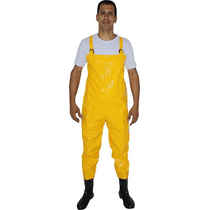 Jardineira Tecido Trevira Amarela C/Suspensório Ajustável C/Botas N.44 G 1558 Brascamp CA 28440