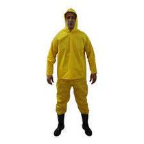 Macacão Química Pvc Amarelo C/Capuz EXG Impermeável PLUS 2228 Brascamp CA 28452