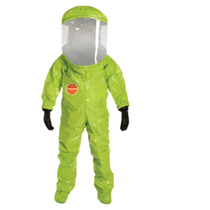 Macacão Química Tychem Verde C/Capuz C/Luvas XG Impermeável TK555T00 D13491365 Dupont CA 35752