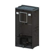 Caixa Energia Medição Polifásica 3mm 1Embutir Cinza S/Fundo 520x260x186mm Cmd3 P6 710006 Taf