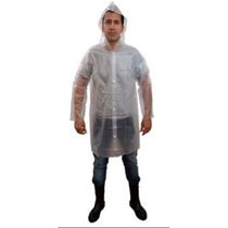 Capa Impermeável Laminado 013 Incolor Reto C/Capuz Botão EXG LAMINADO013 Brascamp CA 28450