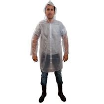 Capa Impermeável Laminado 013 Incolor Reto C/Capuz Botão M LAMINADO013 Brascamp CA 28450