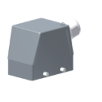 Carcaça Tomada Multipolar Pvc Acoplamento Por Cabo Lateral P/2 Alavancas 10 Polos PB10C Kap