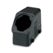 Carcaça Tomada Multipolar Nylon Saída Lateral Trava Dupla B16 HCEVOB16HLFDPLBK Phoenix Contact