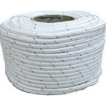 Corda Semi Estática Poliamida Poliéster Trancada Branca/Vermelha 12mm 20kn USR009010 Ultra Safe