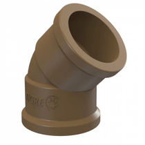 Joelho Não Metálico Normal 45gr Pvc Marrom Soldável 60mm 22140604 Tigre
