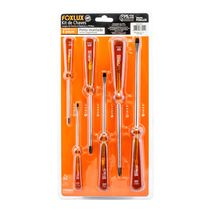 Kit Ferramentas Chave Fenda e Philips 6 Peças Cartela 1/8-1/4" 53.11 Foxlux