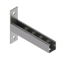 Mão Francesa Simples AC Pré Galvanizado 114mmx38mm 200mm 18msg DP746 Dispan