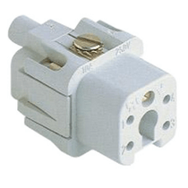 Porta Contato Tomada Múltipla Fêmea 4 Polos + Terra Parafuso 10A 250V Pd PD04F Kap