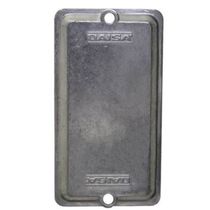 Tampa Metálica Condulete Alumínio Cinza Cega Dailet 1/2-3/4pol TM034 Daisa