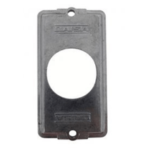 Tampa Metálica Condulete Cinza C/furo Dailet TM034+R Daisa