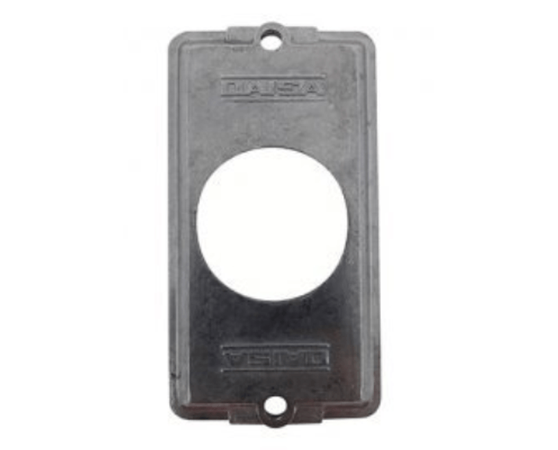 Tampa-Metalica-Condulete-Cinza-C-furo-Dailet-TM034-R-Daisa