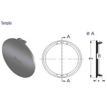 Tampão Condulete Pvc 3/4" Cinza MTK034 Daisa